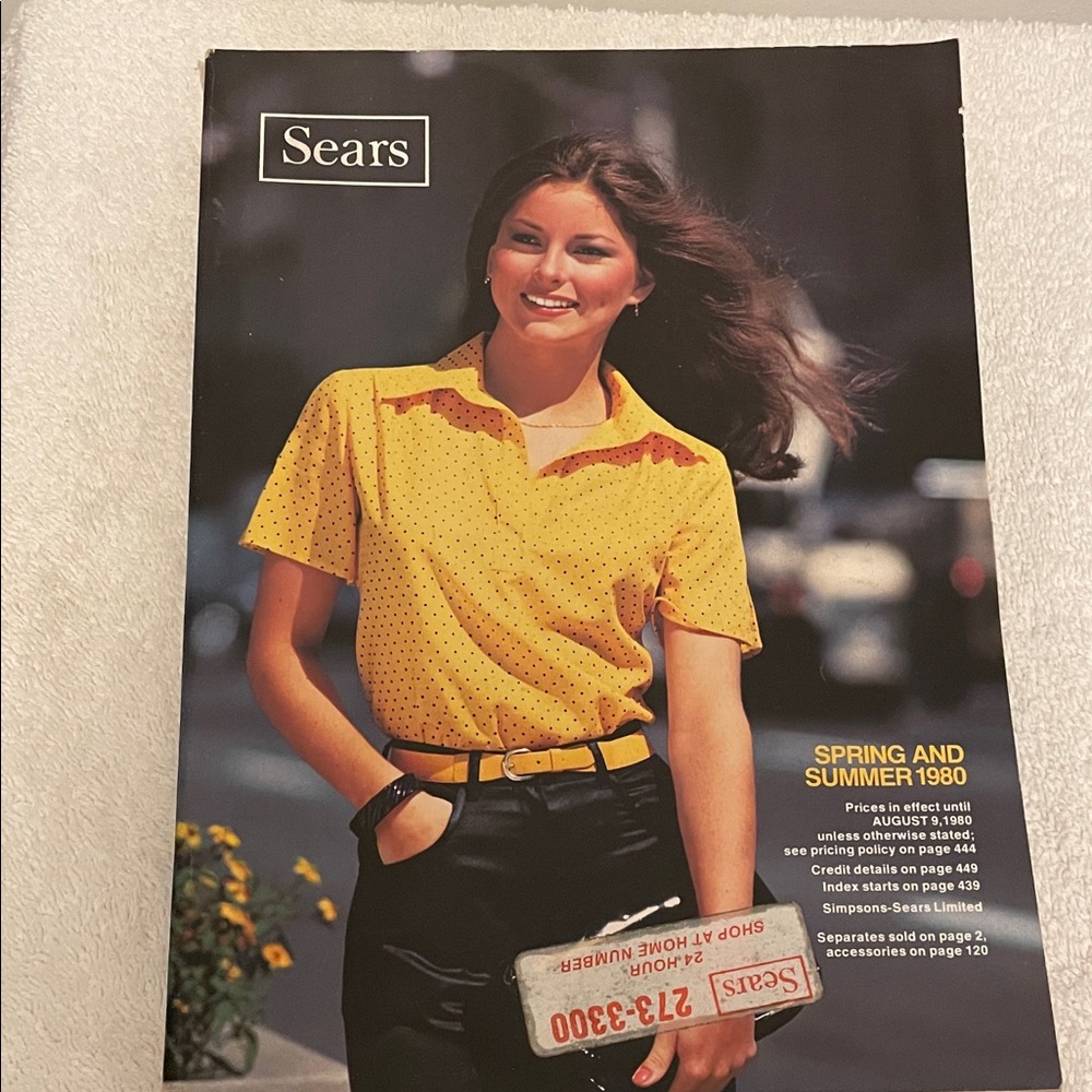 Retro/Vintage 1980 Sears Spring and Summer Catalogue
